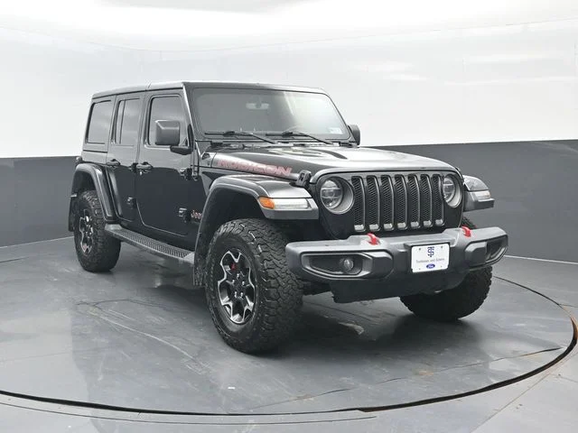 Certified Used 2020 Black Clearcoat Jeep Unlimited Rubicon image 2