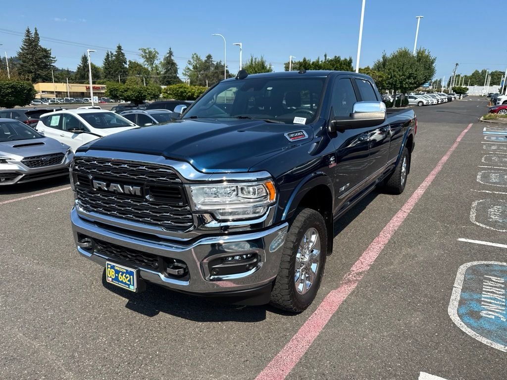 Used 2022 Patriot Blue Pearlcoat Ram Limited image 2