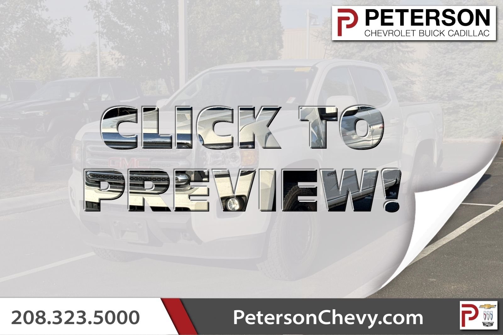 Used 2015 White GMC SLE image 1