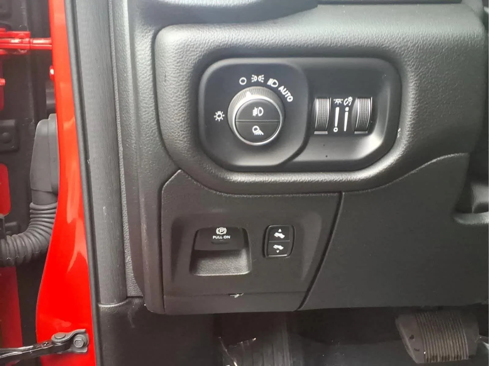Used 2025 Flame Red Clearcoat Ram Big Horn image 13