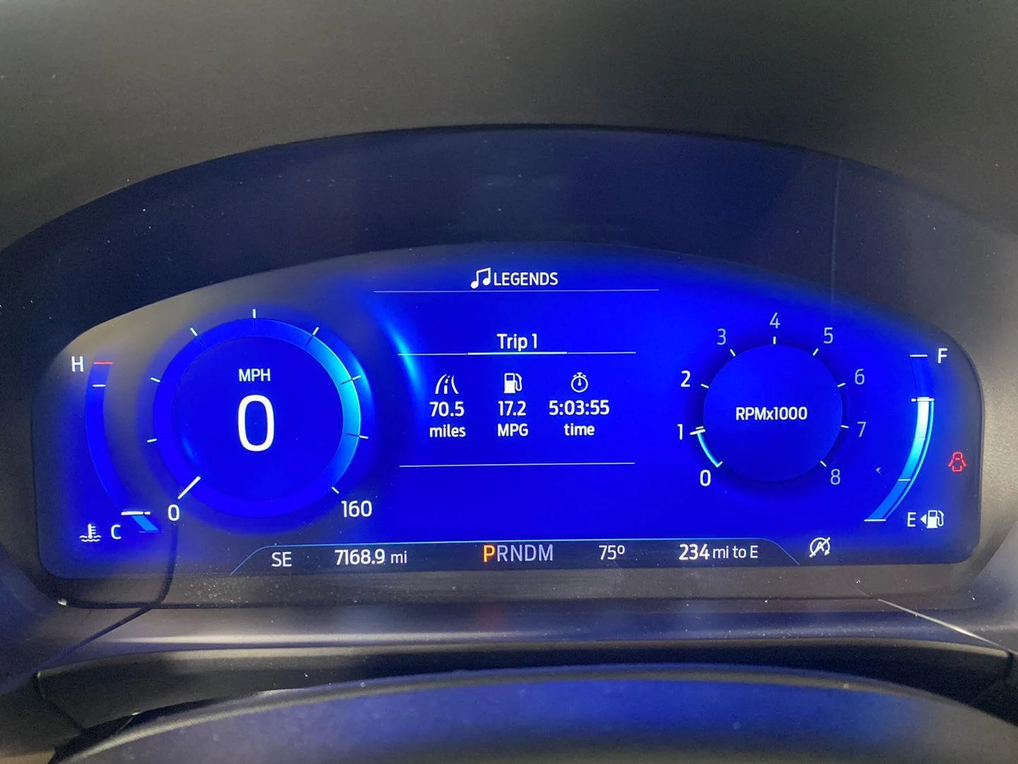 Used 2020 Star White Metallic Tri-Coat Ford Titanium image 2