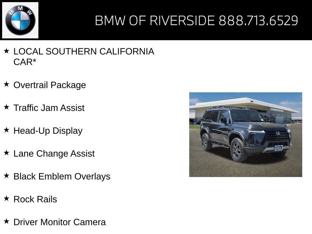 Used 2025 Black Lexus 550 Overtrail image 15