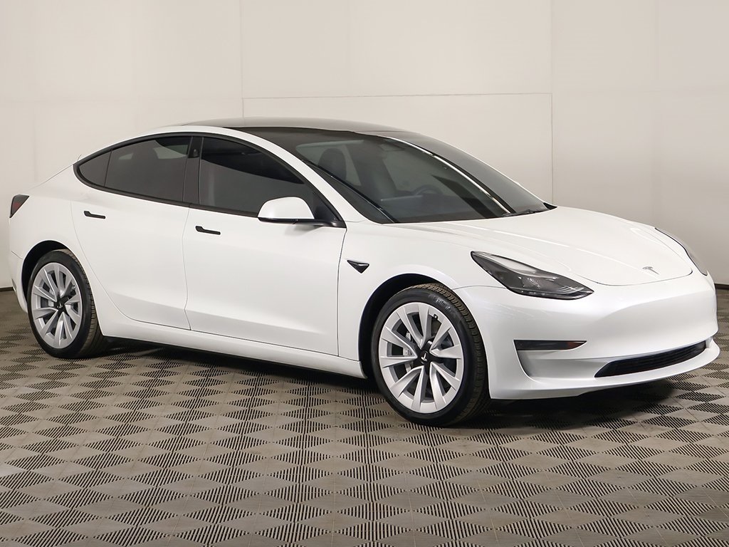 Used 2023 Tesla Model 3 Base with VIN 5YJ3E1EA5PF483549 for sale in Streetsboro, OH