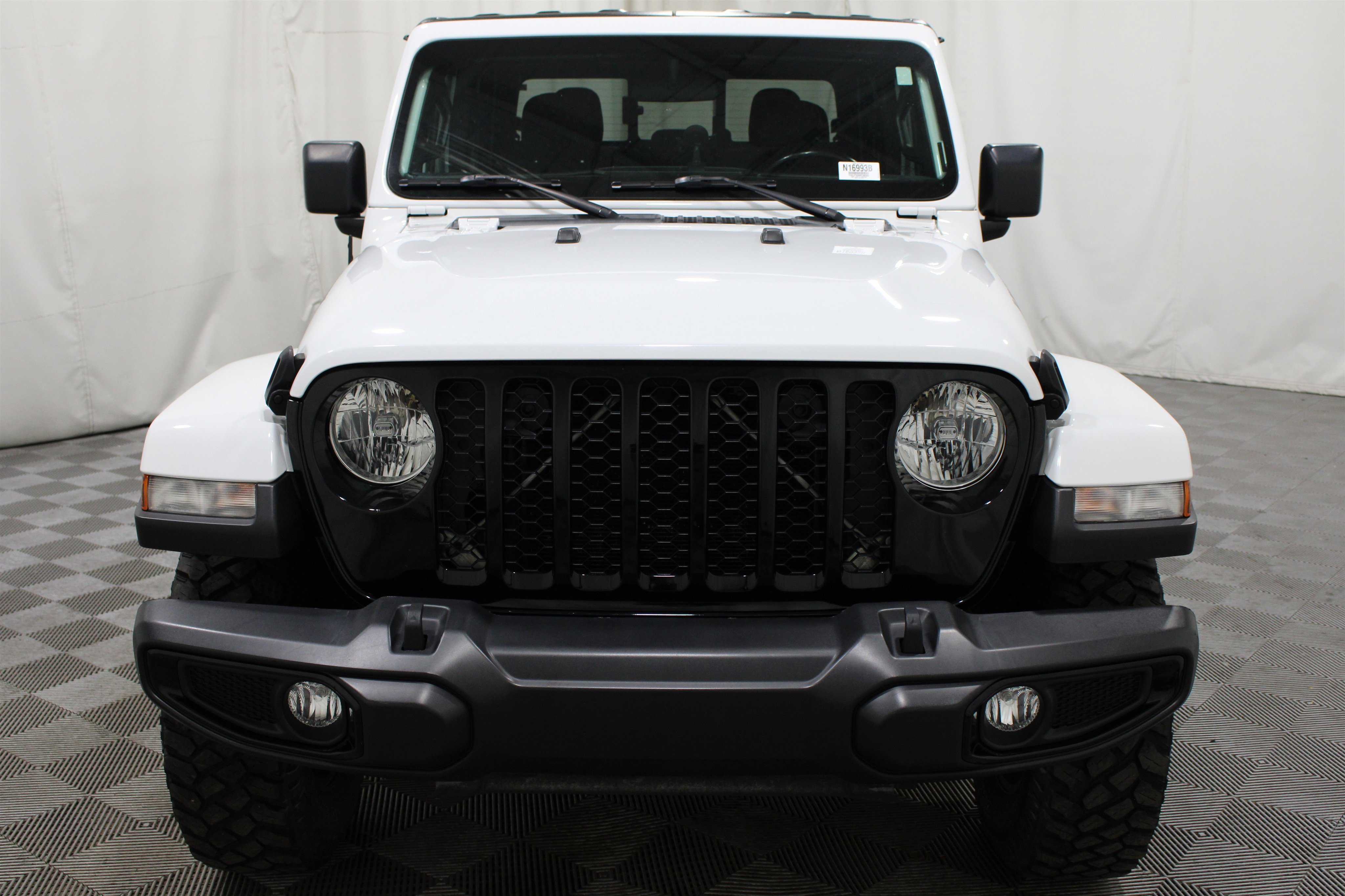 Used 2021 Bright White Clearcoat Jeep Willys image 33