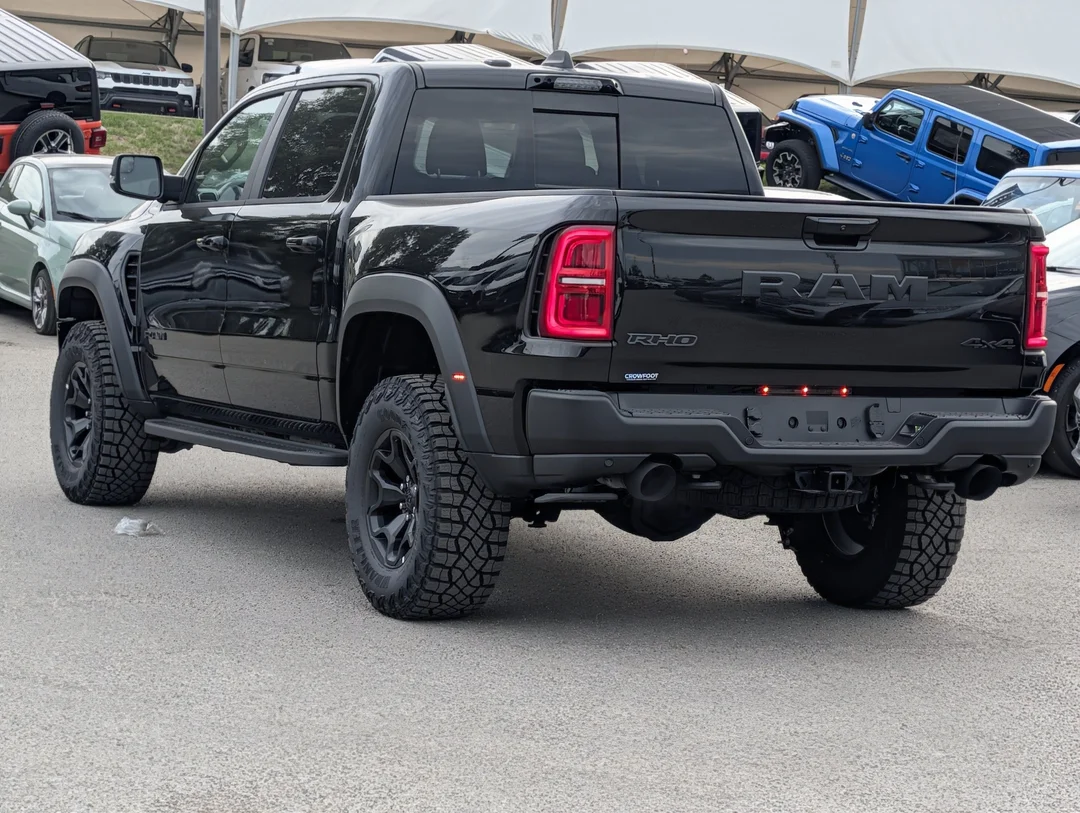 New 2026 Black RAM RHO - - 4x4 - Bilstein Shocks - Panoramic Sunroof - Leather Suede Seats & More! image 6