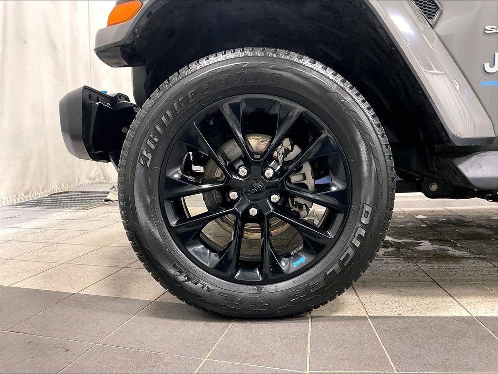 Used 2023 Gray Jeep Sahara 4xe image 7