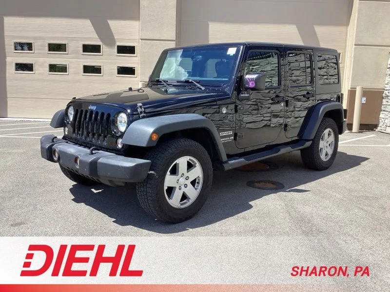 Used 2017 Black Clearcoat Jeep Unlimited Sport image 3