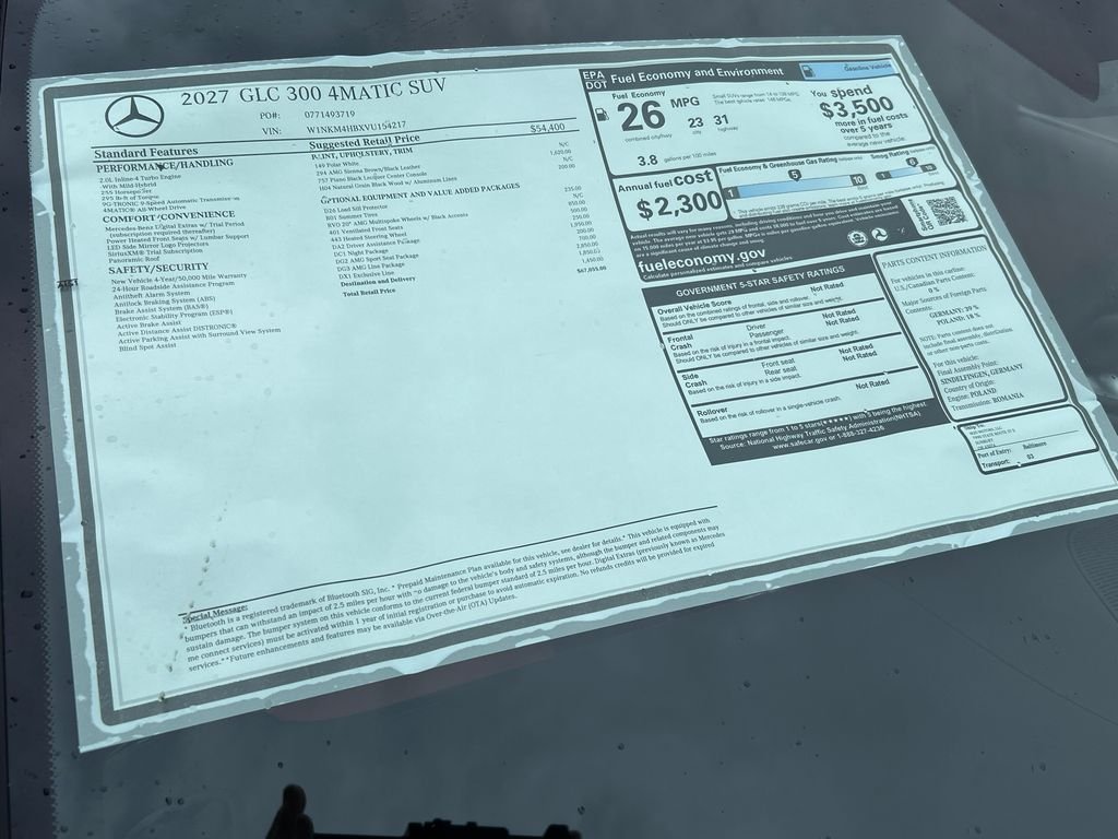 New 2027 Polar White Mercedes-Benz GLC 300 image 35