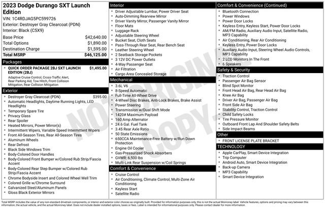 Used 2023 Gray Dodge SXT image 28