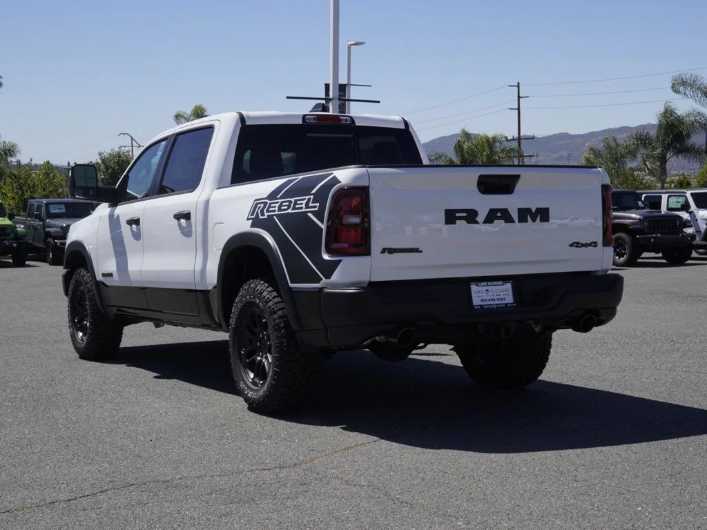 New 2026 Bright White Clear-Coat Exterior Paint RAM Rebel image 6