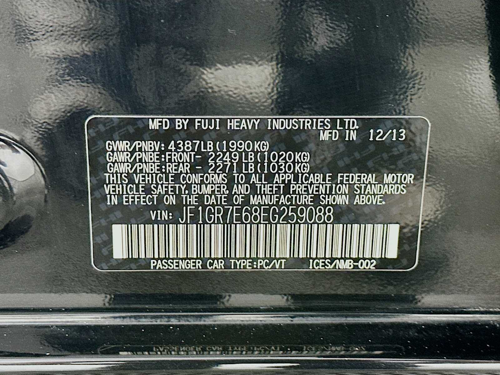 Used 2014 Crystal Black Silica Subaru WRX Premium image 28