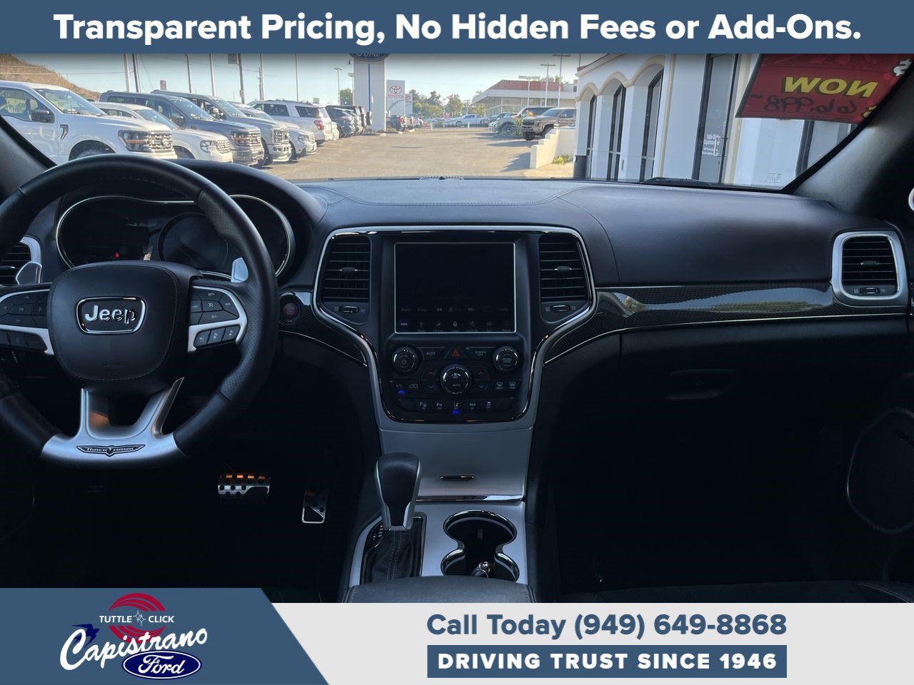 Used 2018 Bright White Clearcoat Jeep Trackhawk image 3