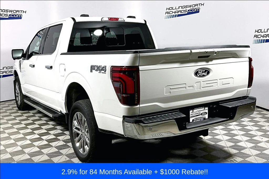 New 2026 Star White Metallic Tri-Coat Ford Lariat® image 3