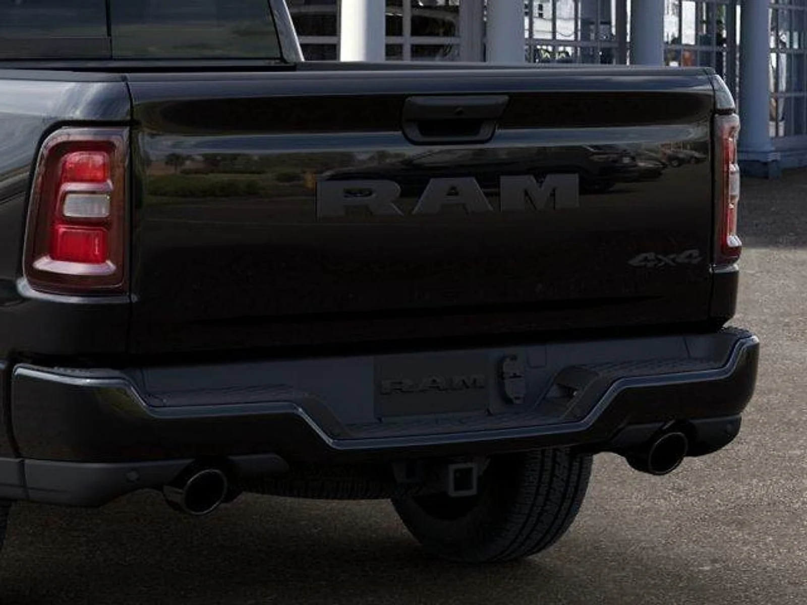 New 2026 Diamond Black Crystal Pearl-Coat Exterior Paint RAM Express Crew Cab 4x4 6