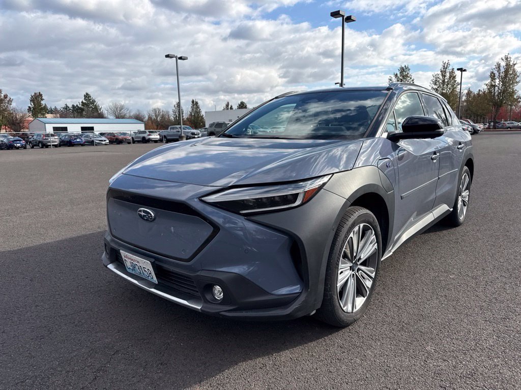 Used 2023 Harbor Mist Gray Pearl 2-Tone Subaru Touring image 3