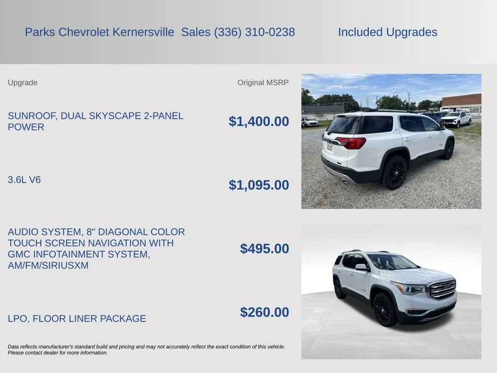 Used 2018 White GMC SLT-1 image 4