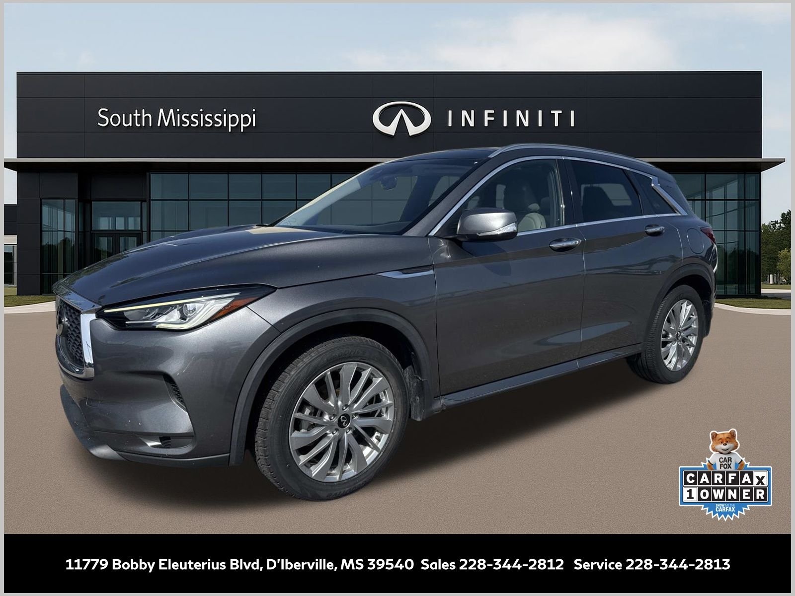 Certified Used 2023 Gray INFINITI LUXE image 1
