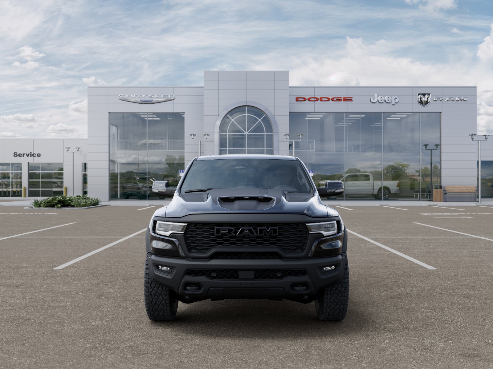 New 2026 Diamond Black Crystal Pearl-Coat Exterior Paint RAM RHO image 6