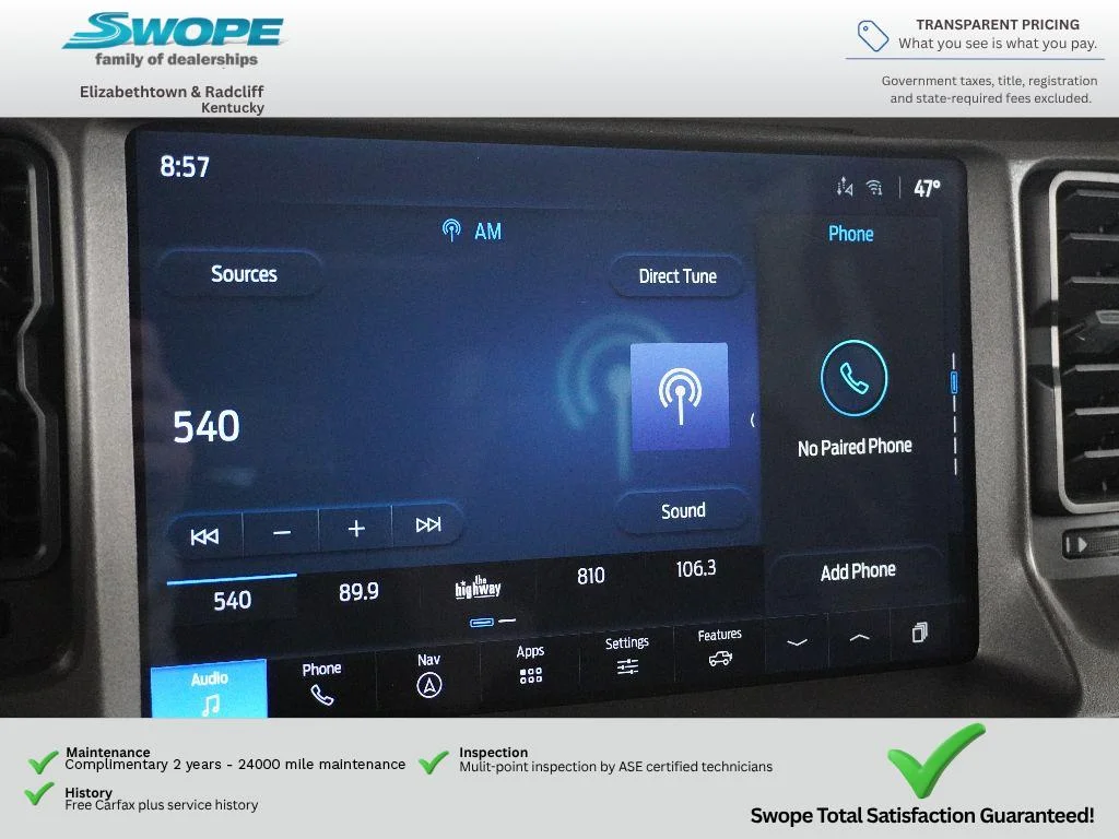 New 2025 Oxford White Ford Big Bend® image 28