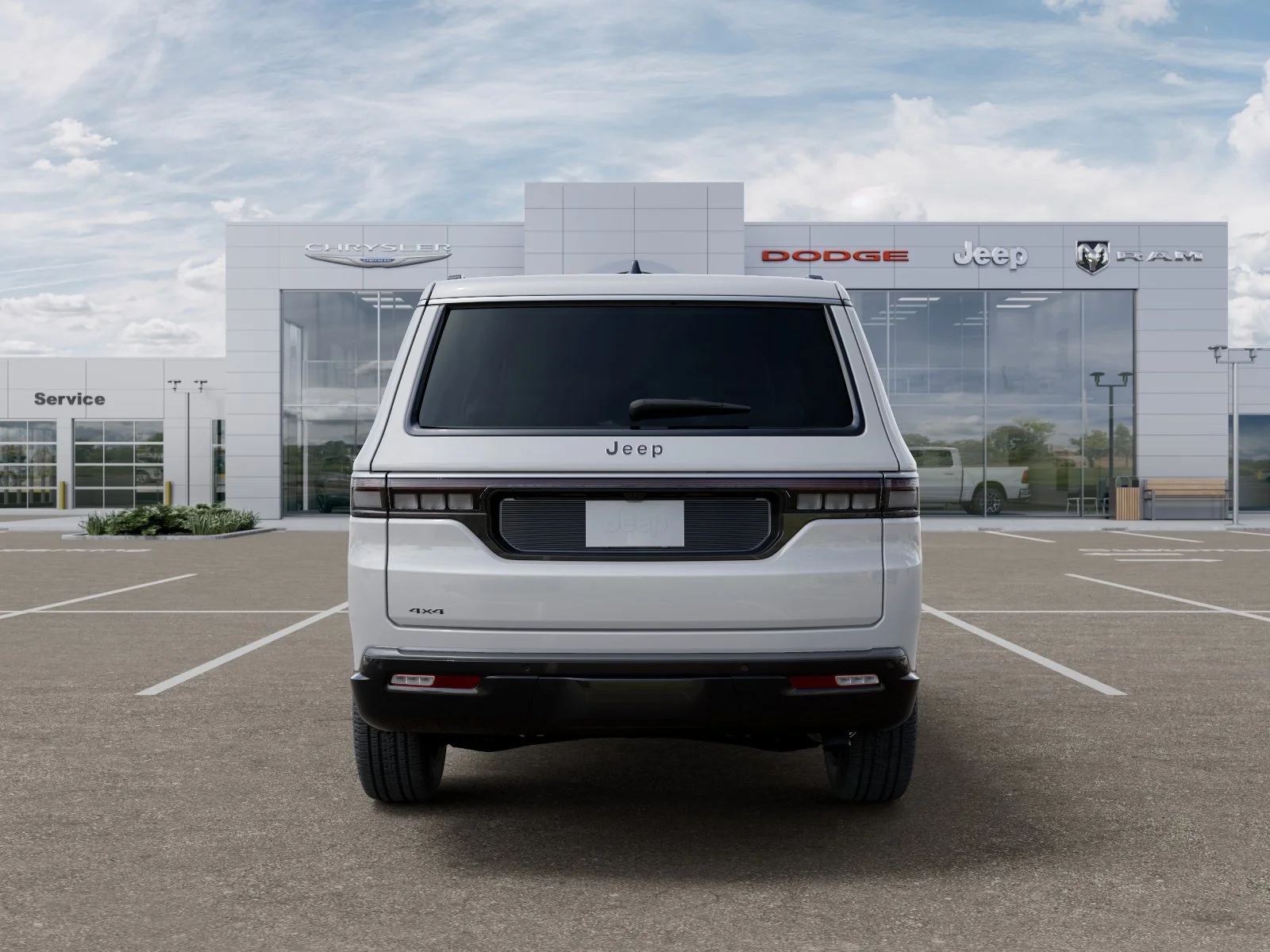 New 2026 Bright White Clear-Coat Exterior Paint Jeep  image 34