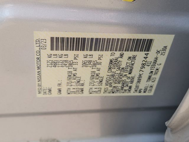 Used 2023 Brilliant Silver Metallic Nissan SV image 8