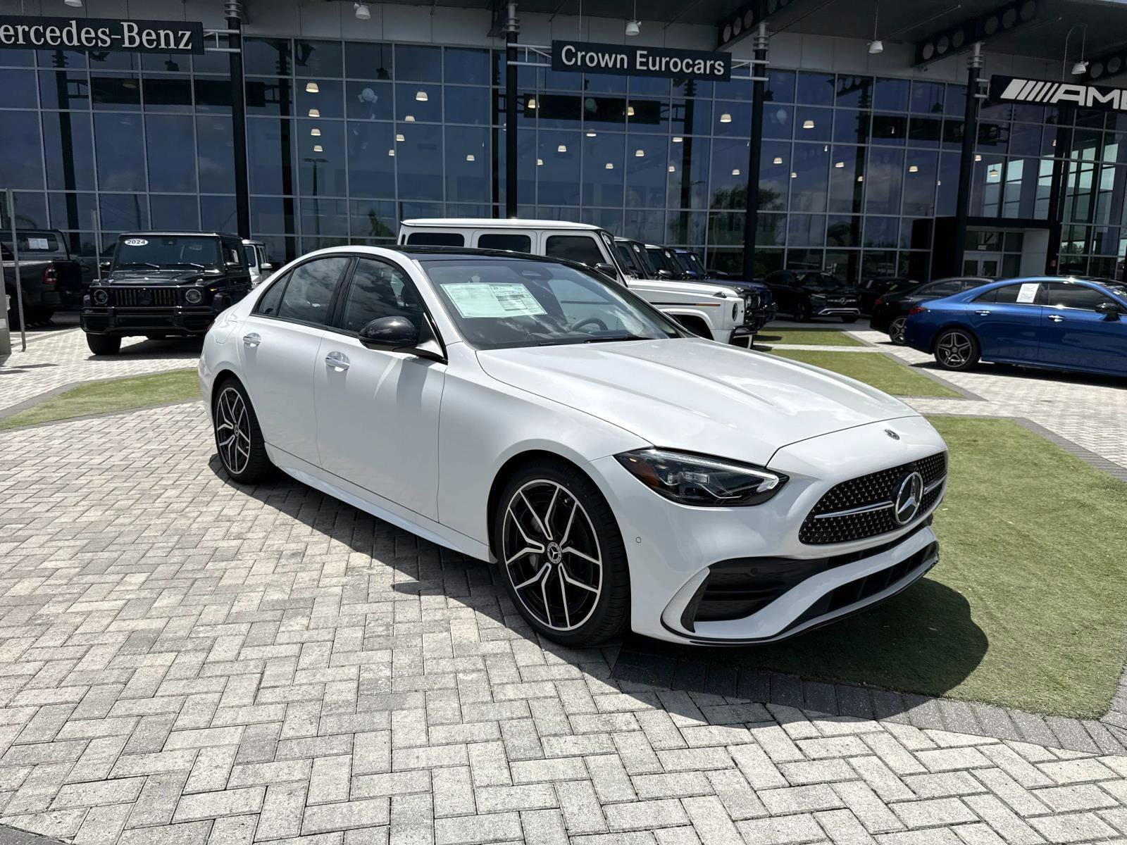New 2026 Moonlight White Mercedes-Benz C 300 Sedan image 7