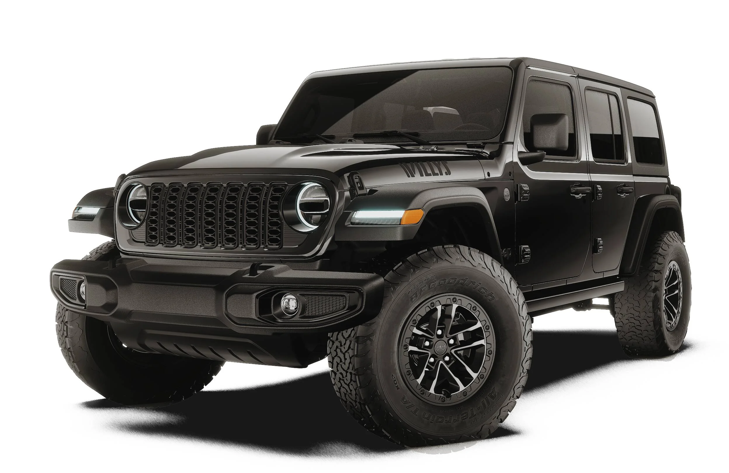 New 2027 Black Clear-Coat Paint Jeep Willys image 1