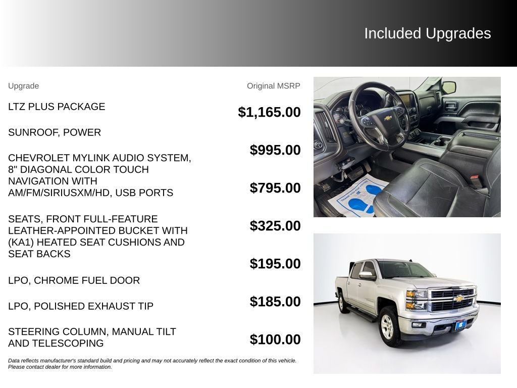 Used 2014 Silver Ice Metallic Chevrolet LTZ image 5
