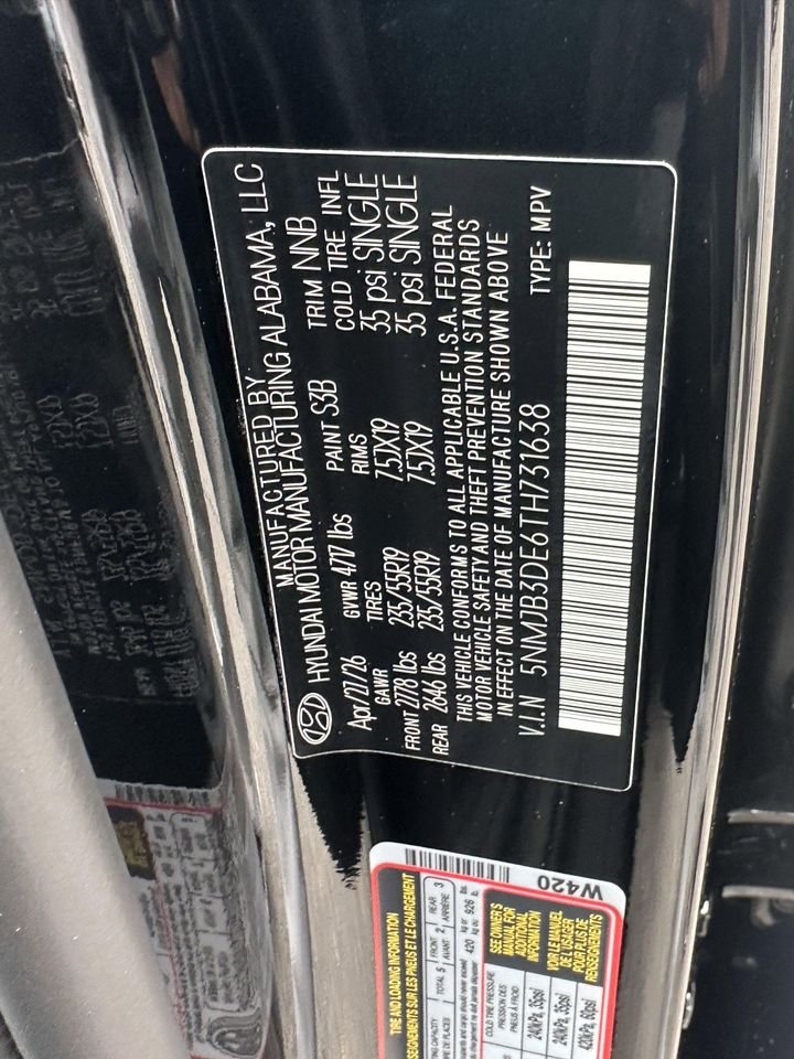 New 2026 Phantom Black Hyundai SEL image 31