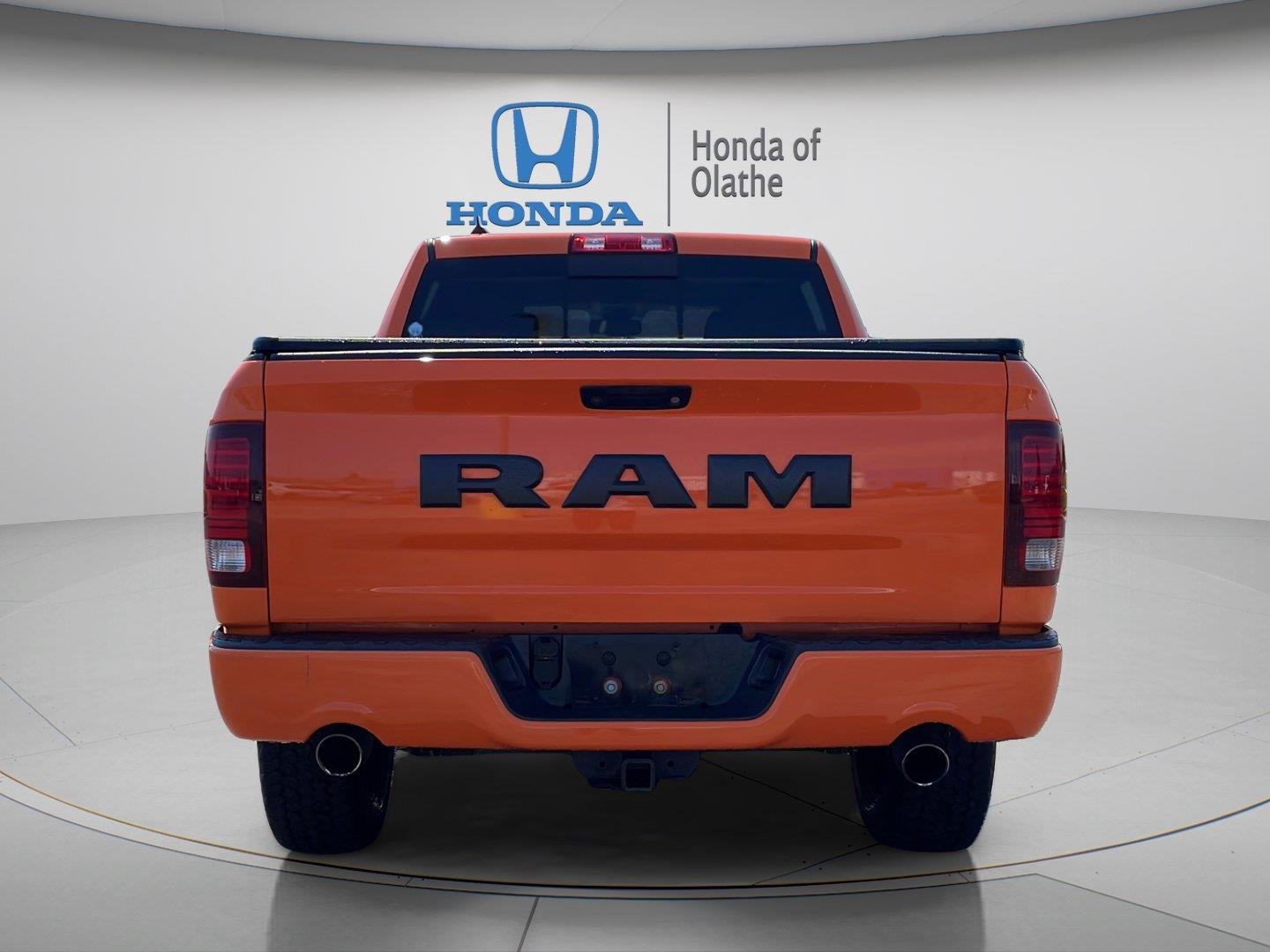 Used 2017 Ignition Orange Clearcoat Ram Sport image 4