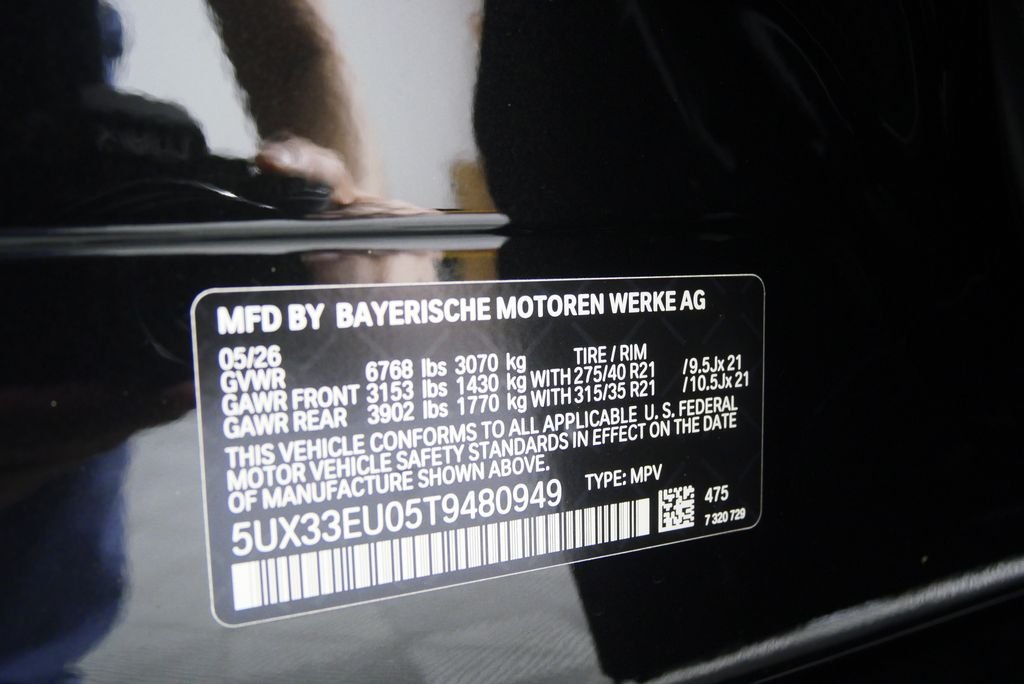 New 2026 Black Sapphire Metallic BMW M60i image 25