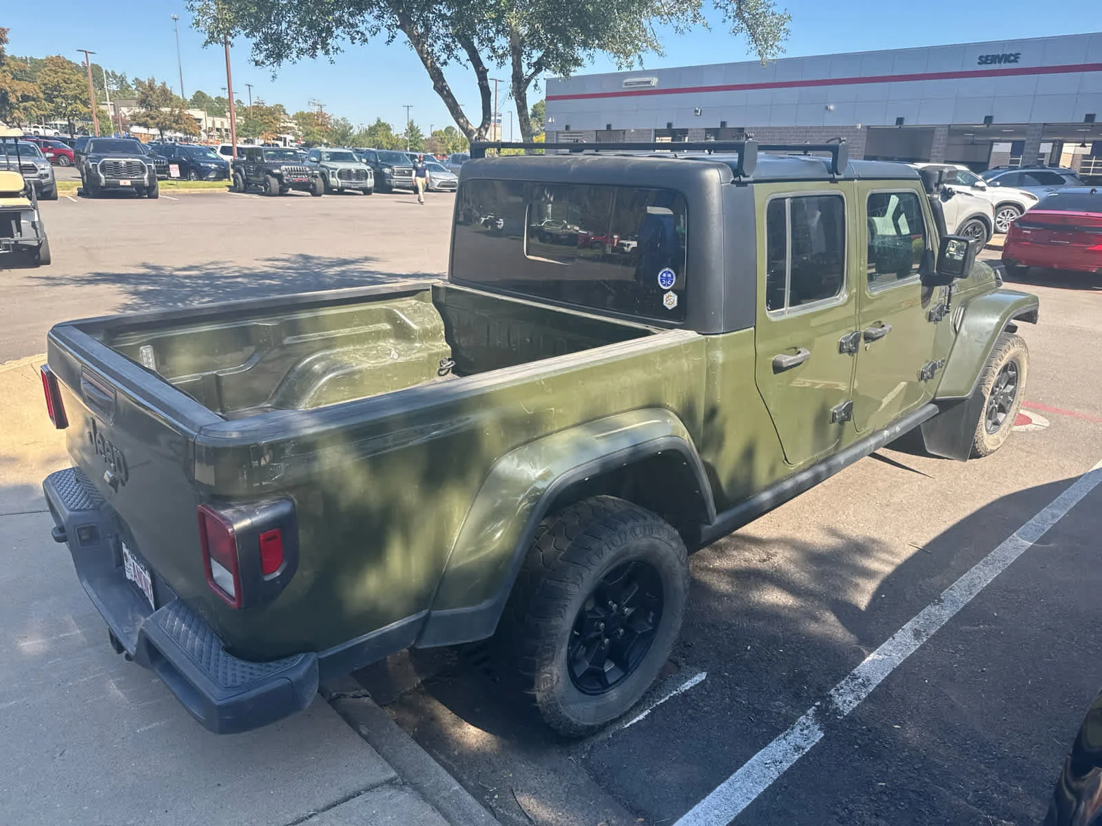 Used 2023 Sarge Green Clearcoat Jeep Willys image 3