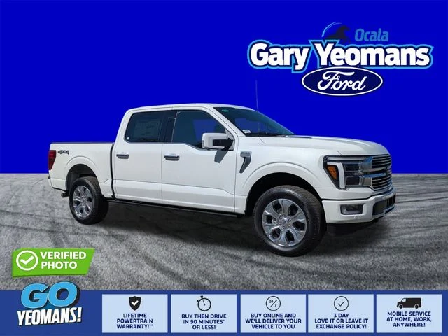 New 2026 Star White Metallic Tri-Coat Ford Platinum® image 1