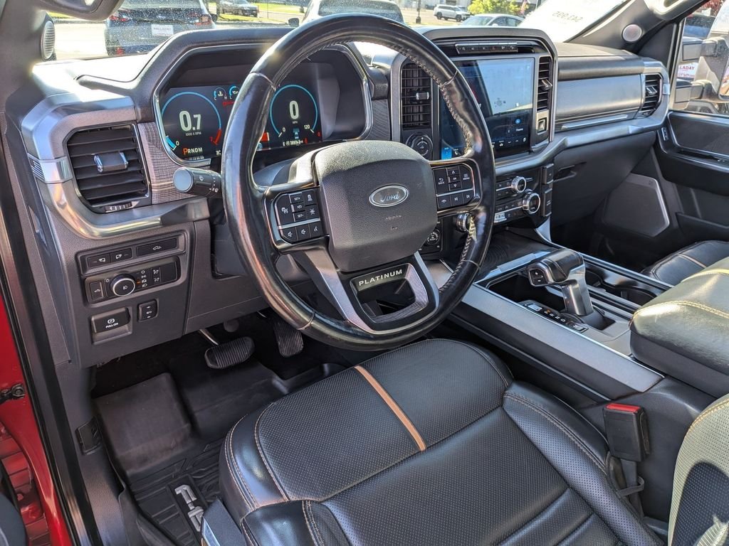 Used 2021 Rapid Red Metallic Tinted Clearcoat Ford Platinum image 10