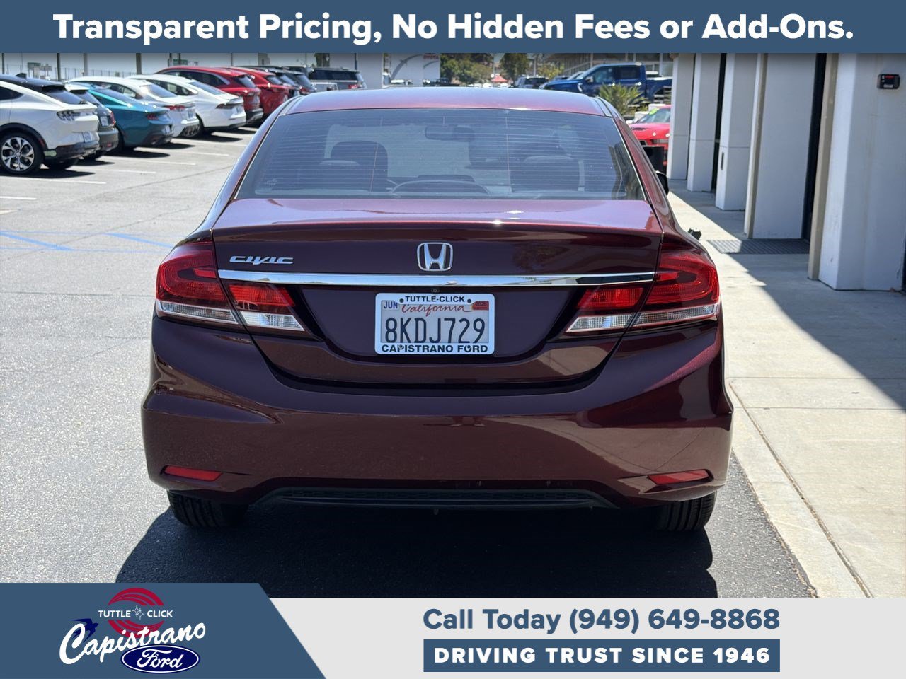 Used 2013 Red Honda LX image 14