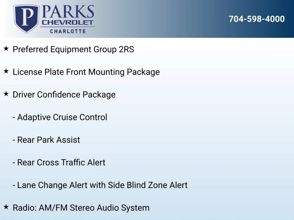 New 2026 Sterling Gray Metallic Chevrolet 2RS image 7