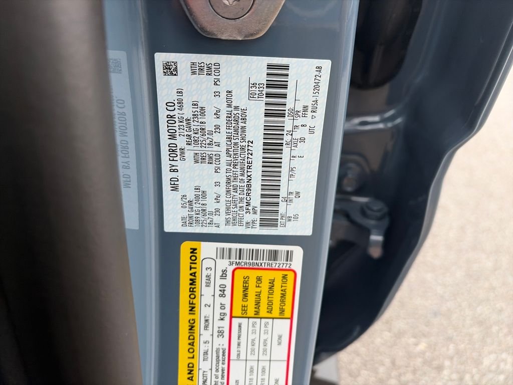 New 2026 Azure Gray Metallic Tri-Coat Ford Big Bend® image 37