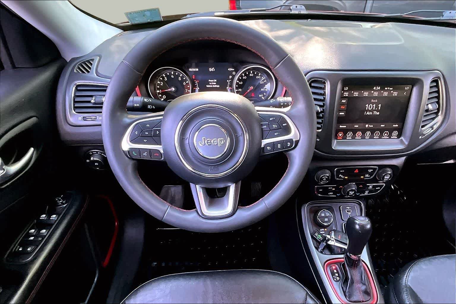 Used 2021 Velvet Red Pearlcoat Jeep Trailhawk image 6