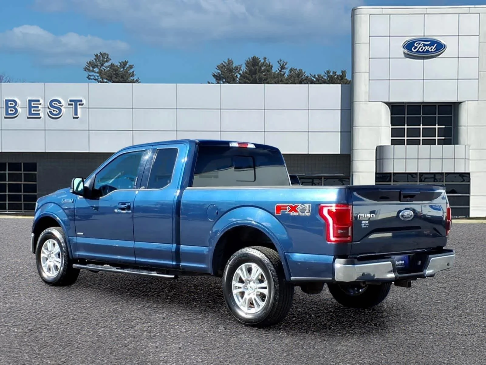 Used 2016 Blue Jeans Metallic Ford Lariat image 4