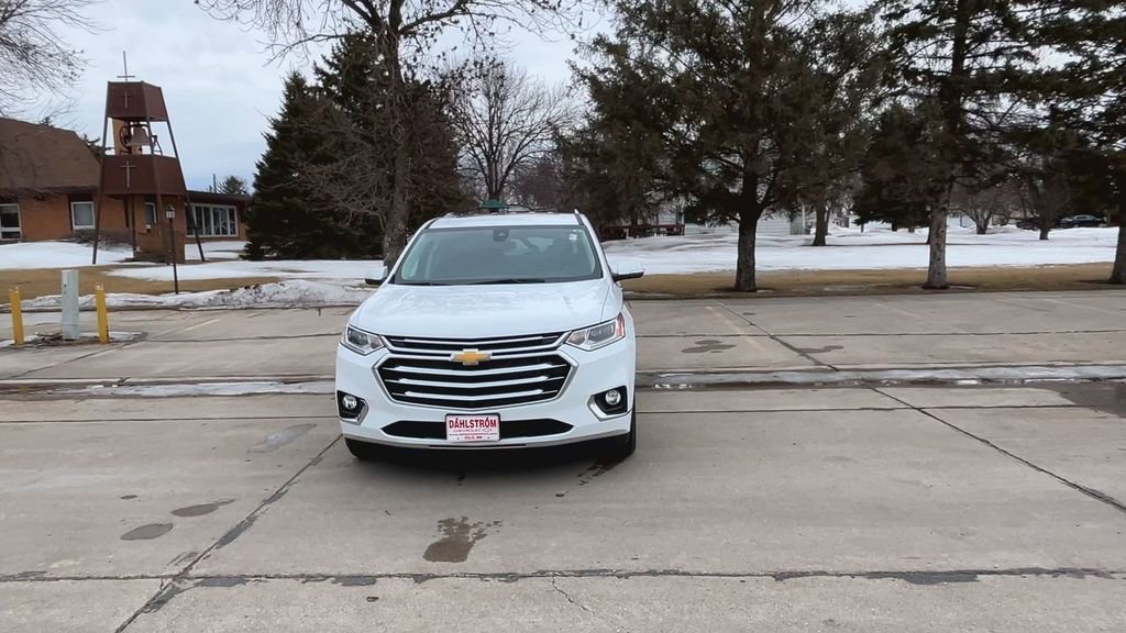Used 2021 Chevrolet Traverse High Country with VIN 1GNEVNKW5MJ228167 for sale in Oslo, Minnesota