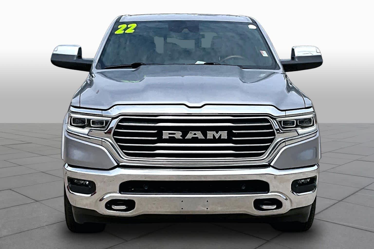 Used 2022 Billet Silver Metallic Clearcoat Ram Longhorn image 3
