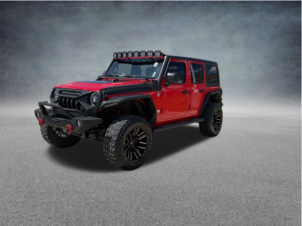 Used 2019 Red Jeep Unlimited Sport S image 3