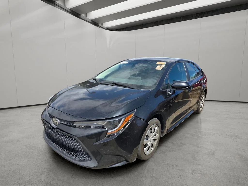 Used 2021 Black Sand Pearl Toyota LE image 2