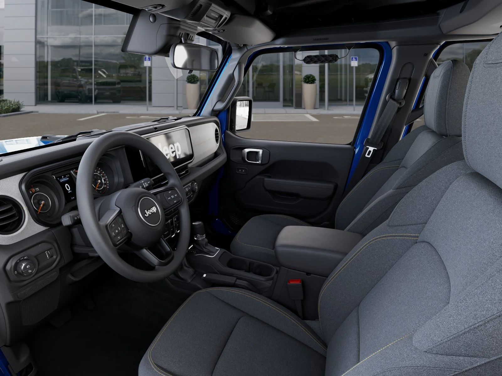 New 2026 Hydro Blue Pearl-Coat Exterior Paint Jeep Sport image 48