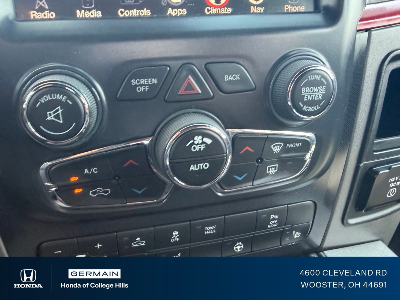 Used 2017 Flame Red Clearcoat Ram Rebel image 23