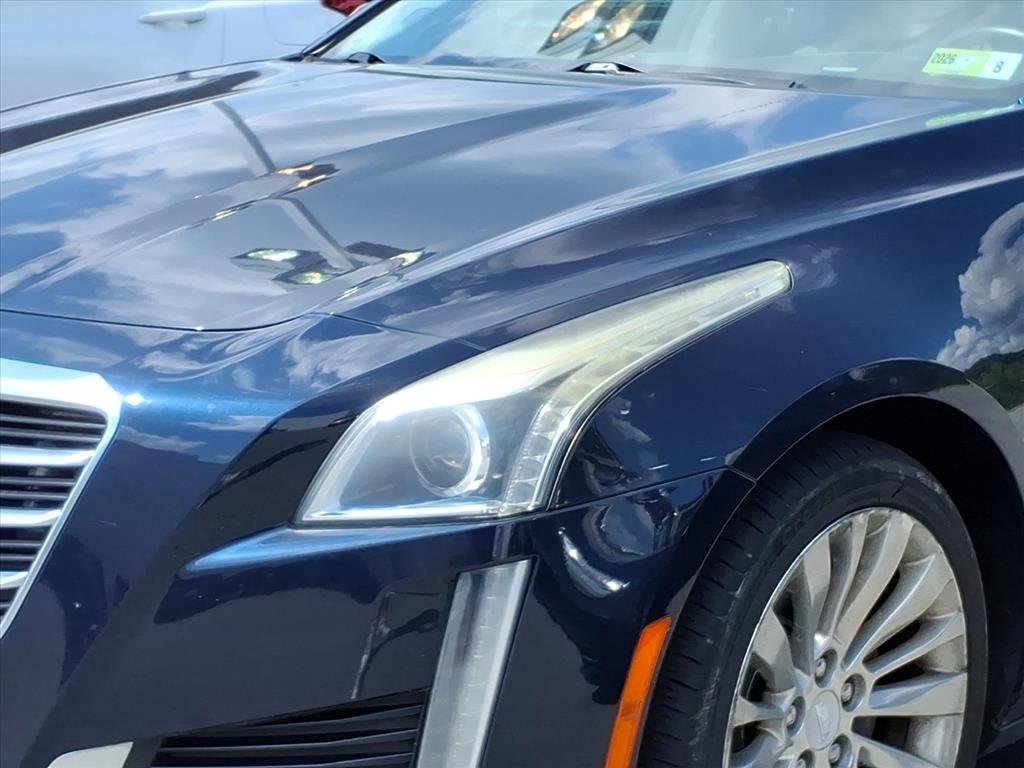Used 2016 Dark Adriatic Blue Metallic Cadillac Luxury Collection AWD image 2