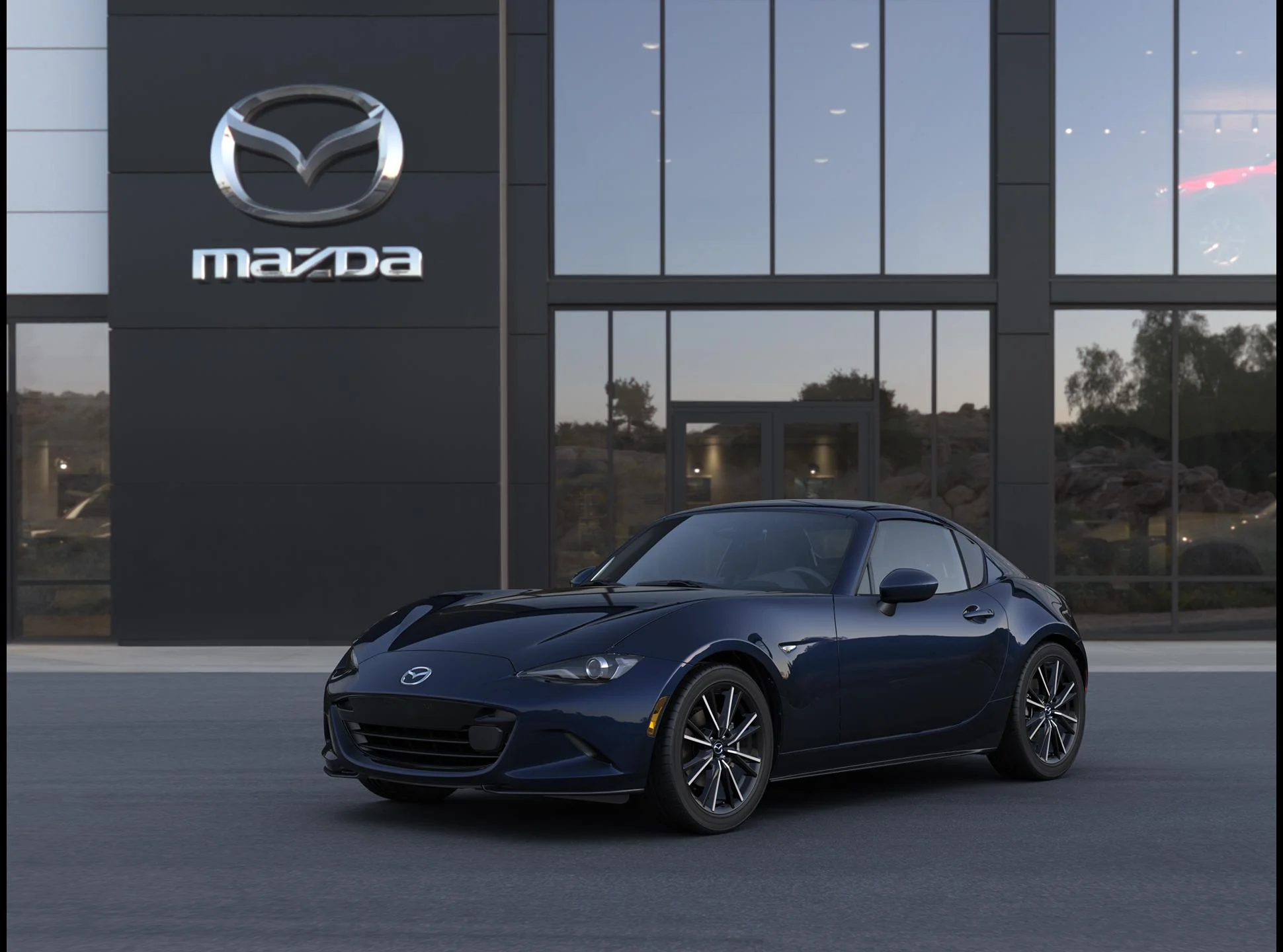 New 2026 Deep Crystal Blue Mica Mazda Grand Touring image 1