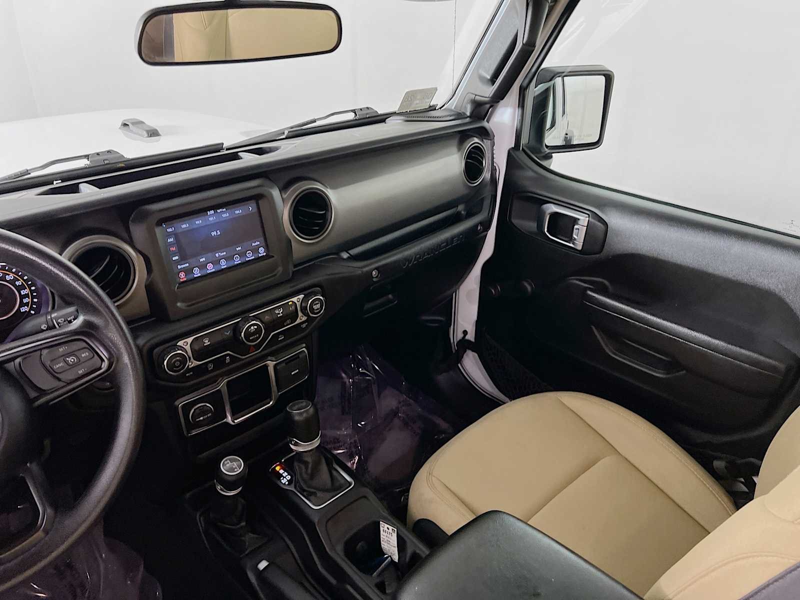 Used 2022 Bright White Clearcoat Jeep Unlimited Sport image 23