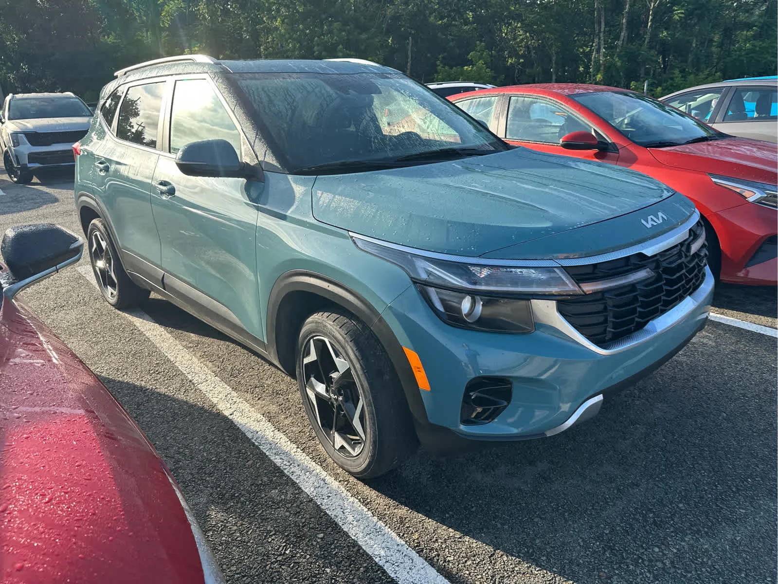 Certified Used 2025 Pluton Blue Kia EX image 2