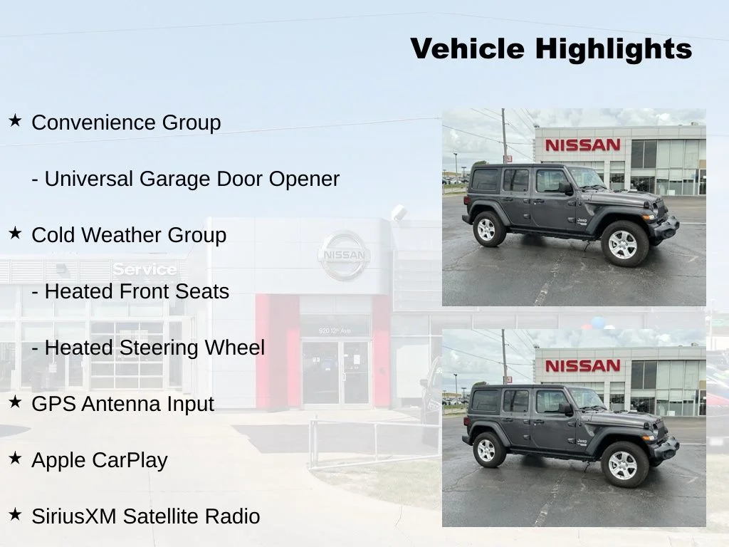 Certified Used 2018 Gray Jeep Unlimited Sport S image 6